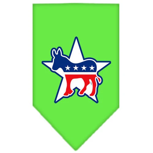 Pet and Dog Bandana Screen Printed, "Democrat" - Image 10