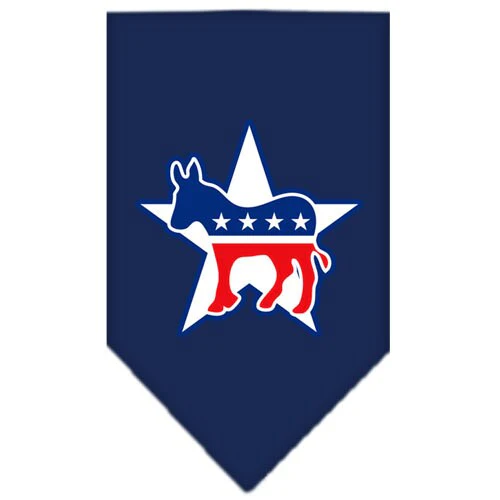 Pet and Dog Bandana Screen Printed, "Democrat" - Image 2