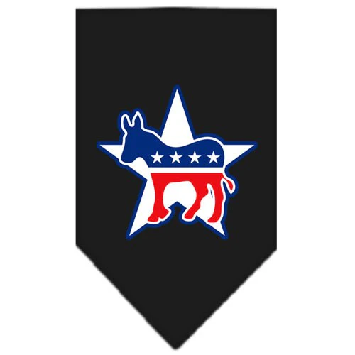 Pet and Dog Bandana Screen Printed, "Democrat" - Image 5