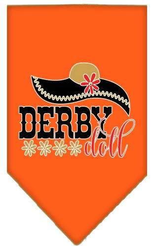 Pet and Dog Bandana Screen Printed, "Derby Doll" - Image 10