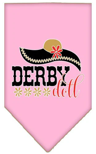 Pet and Dog Bandana Screen Printed, "Derby Doll" - Image 5