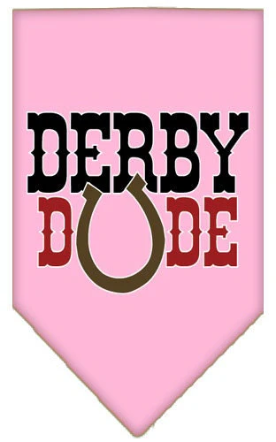 Pet and Dog Bandana Screen Printed, "Derby Dude" - Image 8