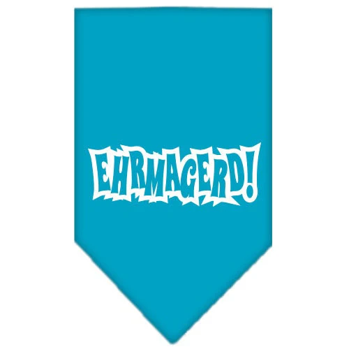 Pet and Dog Bandana Screen Printed, "Ehrmagerd!" - Image 3