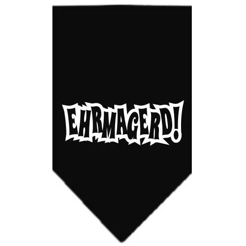 Pet and Dog Bandana Screen Printed, "Ehrmagerd!" - Image 4