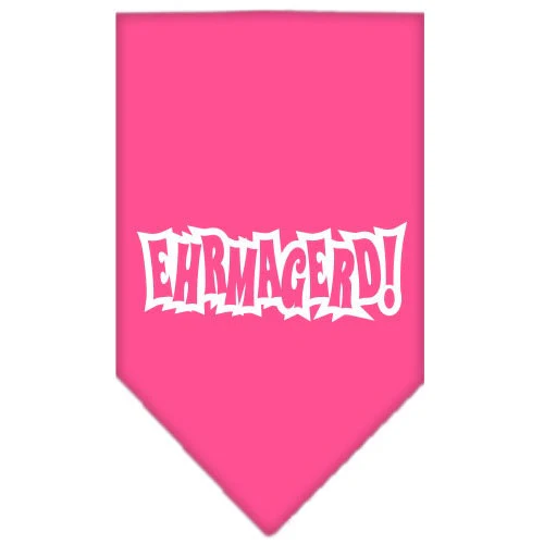 Pet and Dog Bandana Screen Printed, "Ehrmagerd!" - Image 5