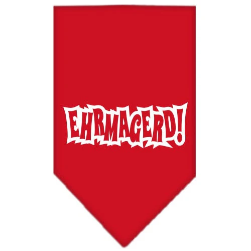Pet and Dog Bandana Screen Printed, "Ehrmagerd!" - Image 6