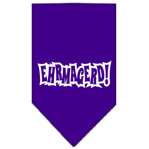 Pet and Dog Bandana Screen Printed, "Ehrmagerd!" - Image 8