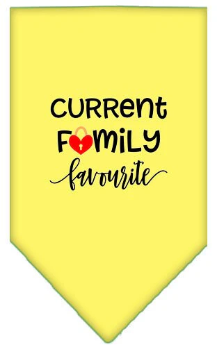 Pet and Dog Bandana Screen Printed, "Family Favorite" - Image 10