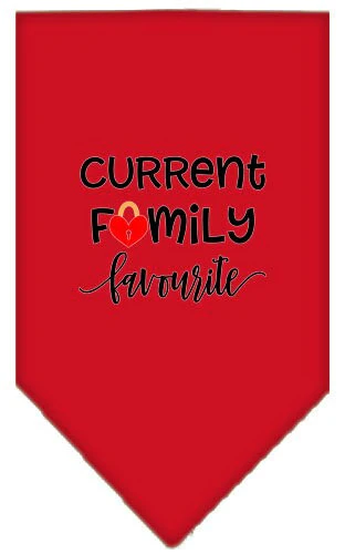 Pet and Dog Bandana Screen Printed, "Family Favorite" - Image 6