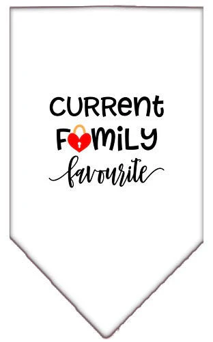 Pet and Dog Bandana Screen Printed, "Family Favorite" - Image 7
