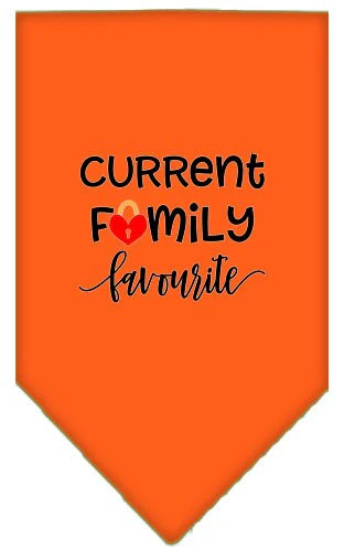 Pet and Dog Bandana Screen Printed, "Family Favorite" - Image 9