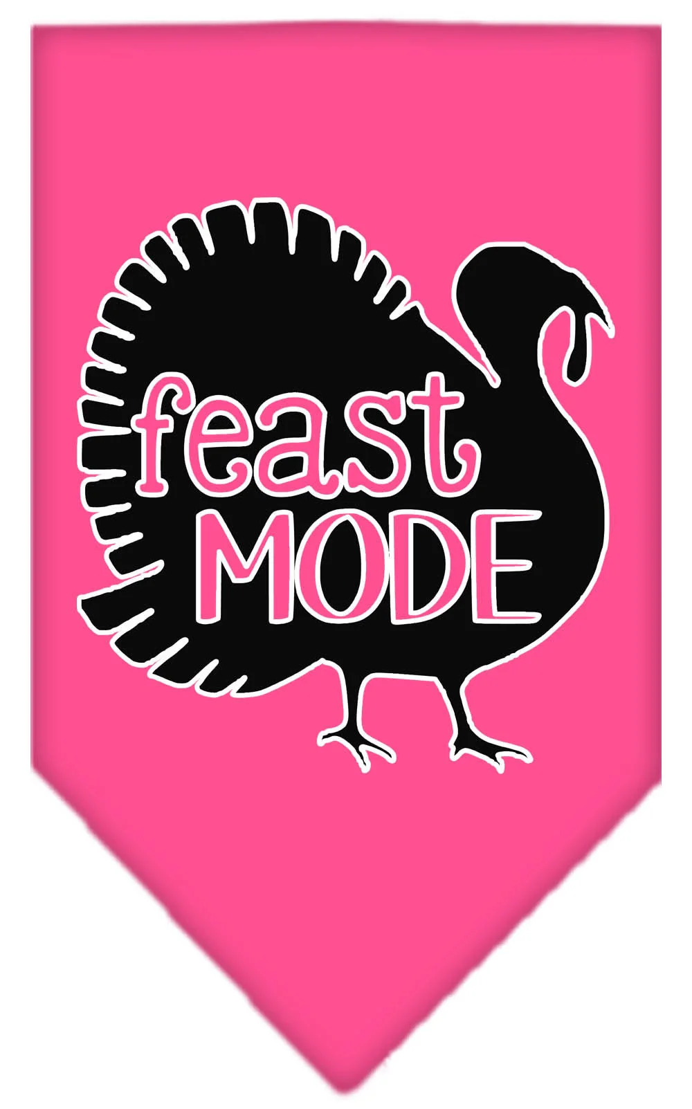 Pet and Dog Bandana Screen Printed, "Feast Mode" - Image 10