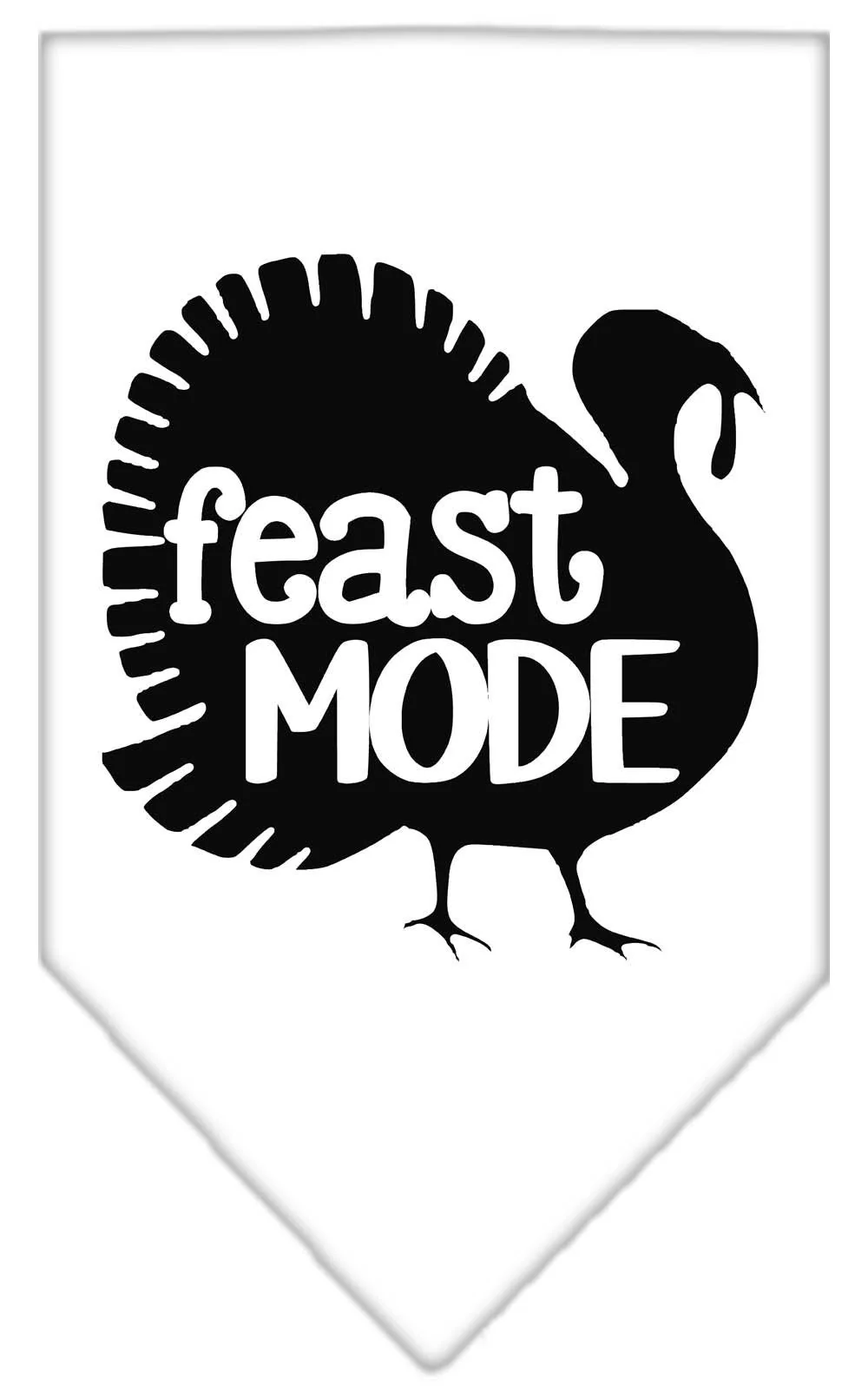Pet and Dog Bandana Screen Printed, "Feast Mode" - Image 7