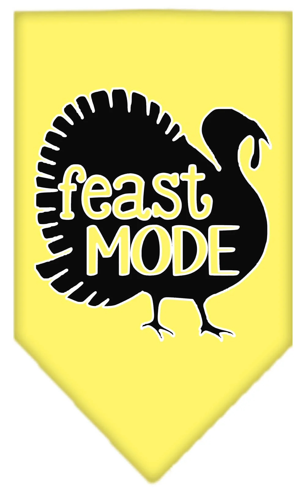 Pet and Dog Bandana Screen Printed, "Feast Mode" - Image 8