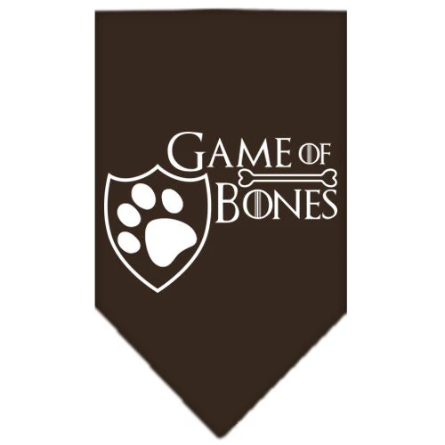 Pet and Dog Bandana Screen Printed, "Game of Bones" - Image 7