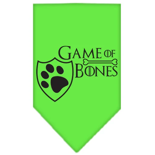 Pet and Dog Bandana Screen Printed, "Game of Bones" - Image 8
