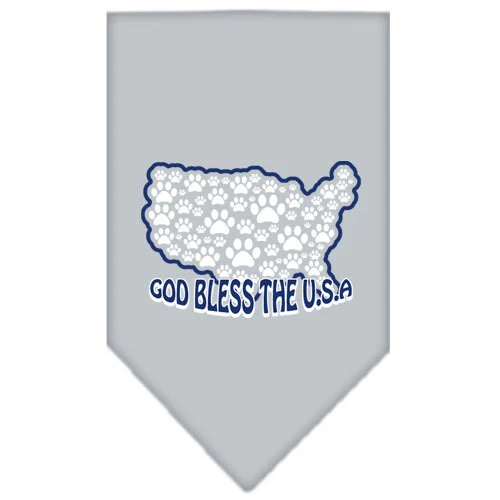 Pet and Dog Bandana Screen Printed, "God Bless The USA" - Image 4