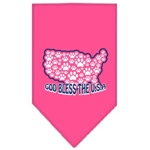 Pet and Dog Bandana Screen Printed, "God Bless The USA" - Image 8