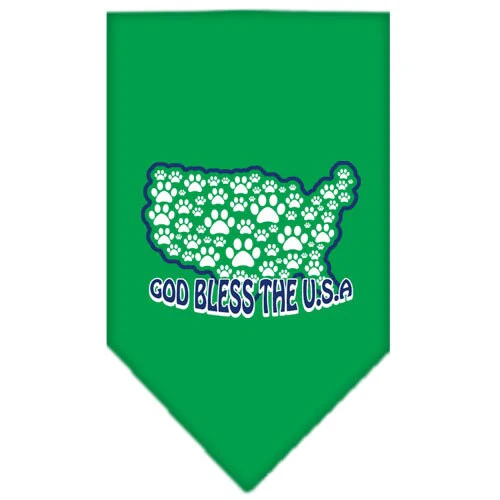 Pet and Dog Bandana Screen Printed, "God Bless The USA" - Image 9