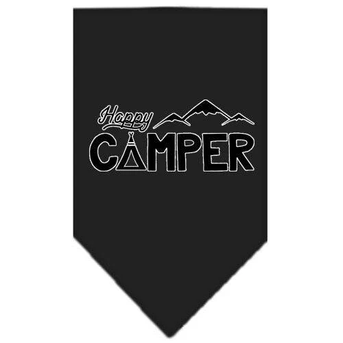 Pet and Dog Bandana Screen Printed, "Happy Camper" - Image 2