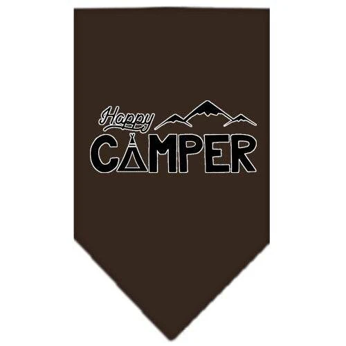 Pet and Dog Bandana Screen Printed, "Happy Camper" - Image 4