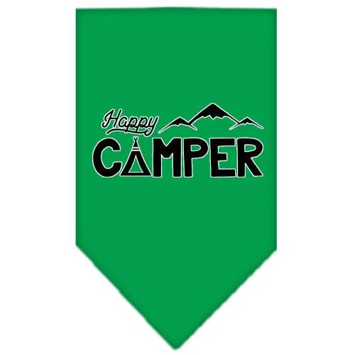 Pet and Dog Bandana Screen Printed, "Happy Camper" - Image 5