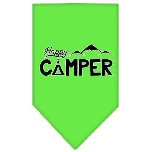 Pet and Dog Bandana Screen Printed, "Happy Camper" - Image 8