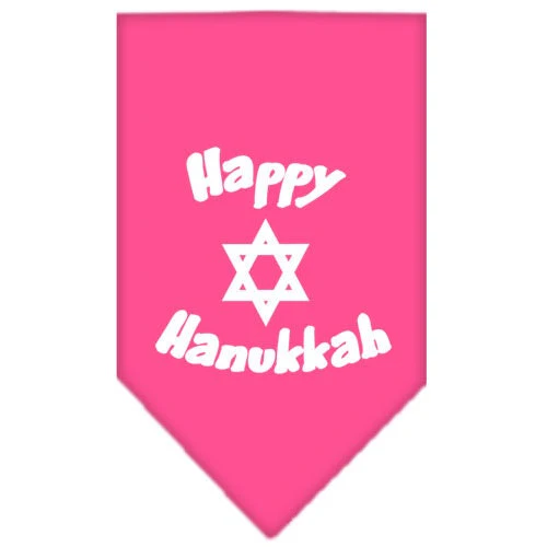 Pet and Dog Bandana Screen Printed, "Happy Hanukkah" - Image 6