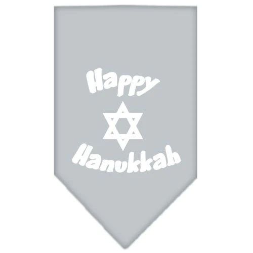 Pet and Dog Bandana Screen Printed, "Happy Hanukkah" - Image 7