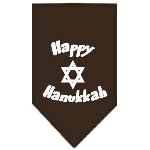 Pet and Dog Bandana Screen Printed, "Happy Hanukkah" - Image 9