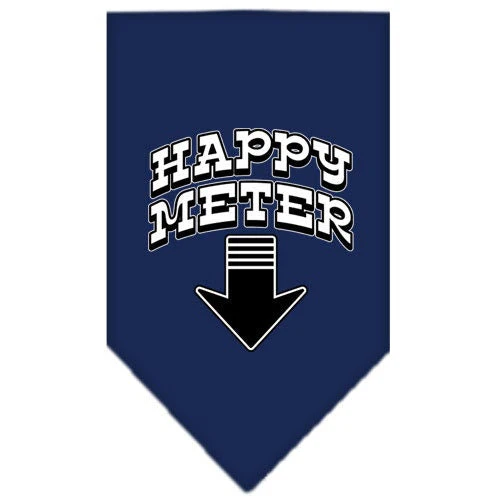 Pet and Dog Bandana Screen Printed, "Happy Meter" - Image 2