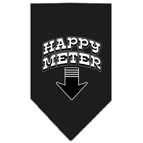 Pet and Dog Bandana Screen Printed, "Happy Meter" - Image 4