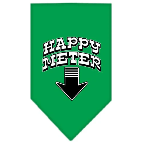 Pet and Dog Bandana Screen Printed, "Happy Meter" - Image 5