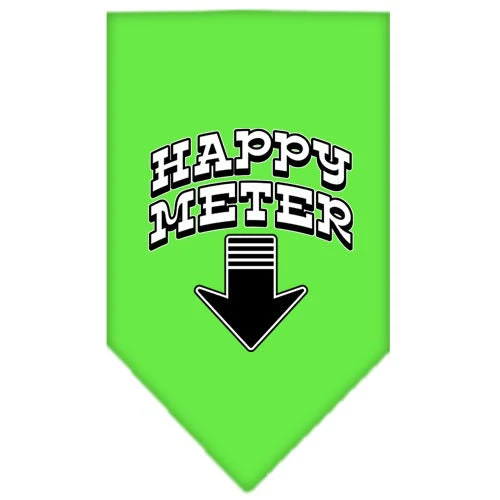 Pet and Dog Bandana Screen Printed, "Happy Meter" - Image 6