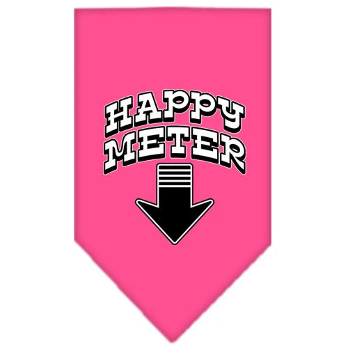 Pet and Dog Bandana Screen Printed, "Happy Meter" - Image 7