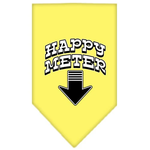 Pet and Dog Bandana Screen Printed, "Happy Meter" - Image 8
