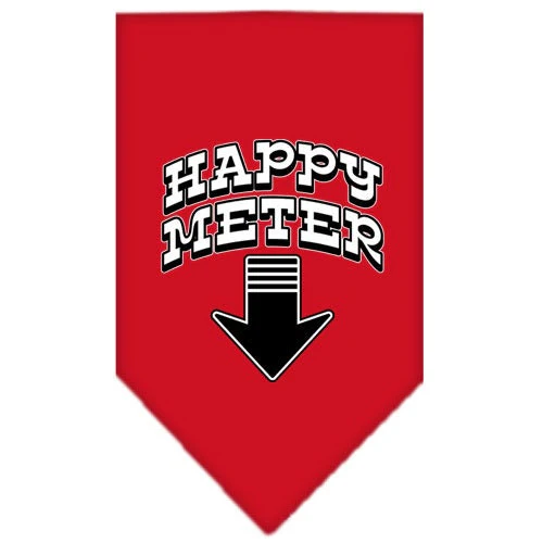 Pet and Dog Bandana Screen Printed, "Happy Meter" - Image 9