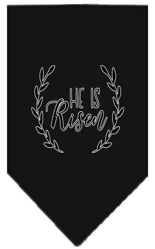 Pet and Dog Bandana Screen Printed, "He Is Risen" - Image 2