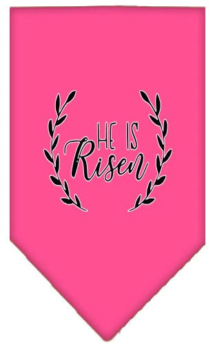 Pet and Dog Bandana Screen Printed, "He Is Risen" - Image 3