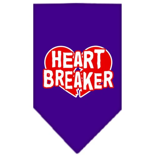 Pet and Dog Bandana Screen Printed, "Heart Breaker" - Image 10