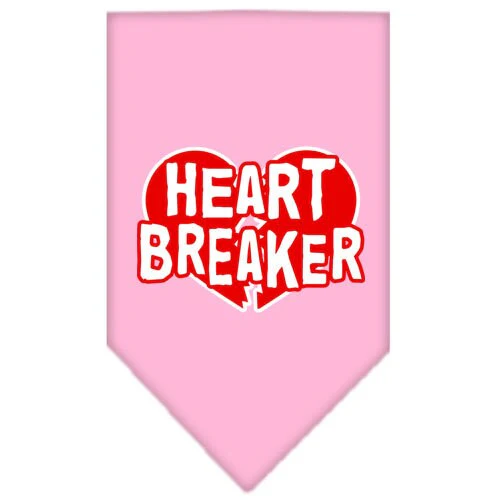 Pet and Dog Bandana Screen Printed, "Heart Breaker" - Image 5