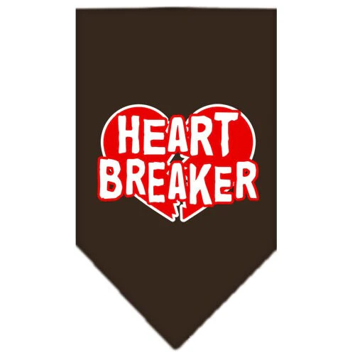 Pet and Dog Bandana Screen Printed, "Heart Breaker" - Image 7