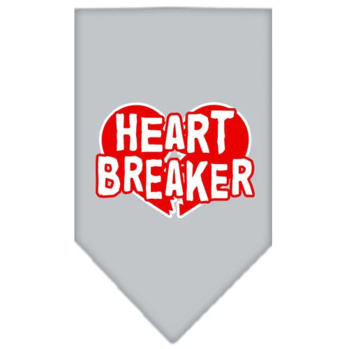Pet and Dog Bandana Screen Printed, "Heart Breaker" - Image 8
