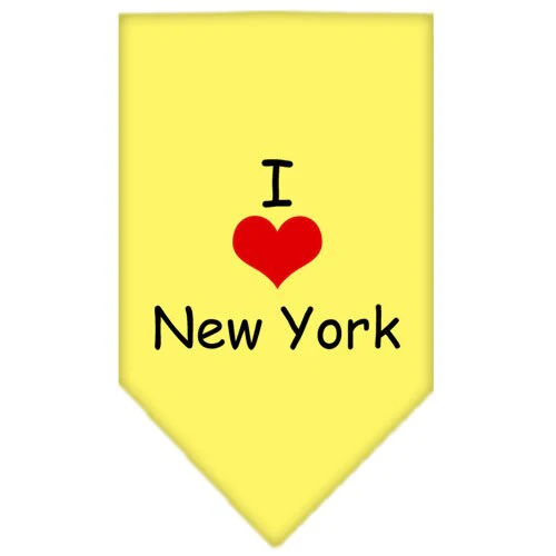 Pet and Dog Bandana Screen Printed, "I Heart NY" - Image 10
