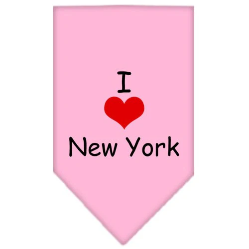 Pet and Dog Bandana Screen Printed, "I Heart NY" - Image 4