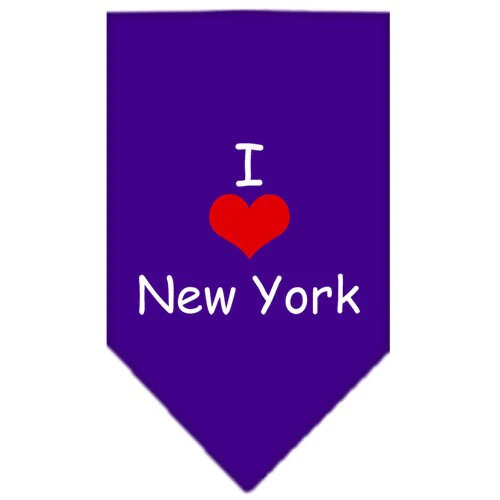 Pet and Dog Bandana Screen Printed, "I Heart NY" - Image 5