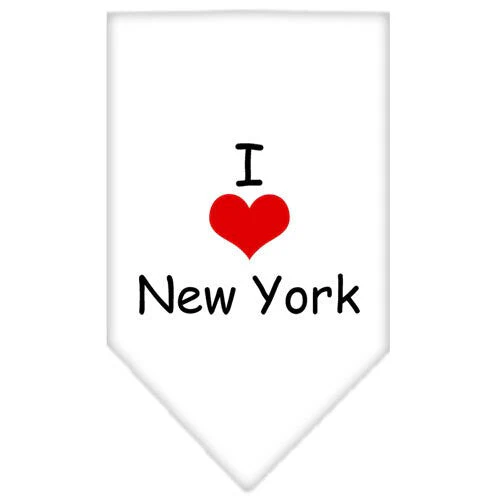 Pet and Dog Bandana Screen Printed, "I Heart NY" - Image 6