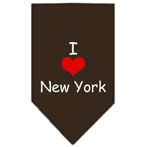 Pet and Dog Bandana Screen Printed, "I Heart NY" - Image 7