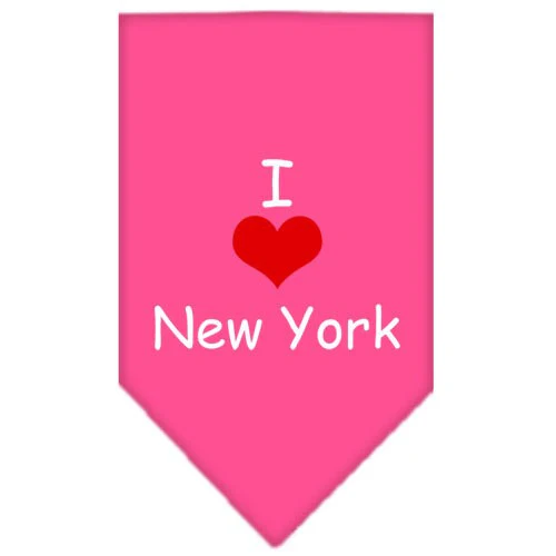 Pet and Dog Bandana Screen Printed, "I Heart NY" - Image 8