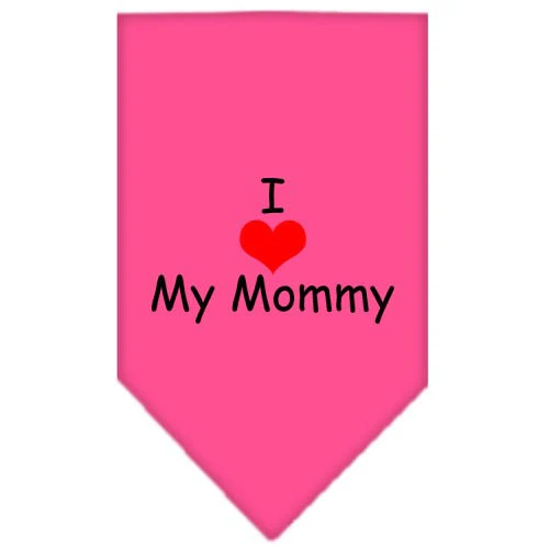 Pet and Dog Bandana Screen Printed, "I Love My Mommy" - Image 10